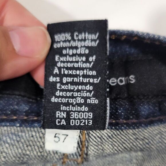 Men's Calvin klein relaxed straight jeans Sz 40x30 - Picture 6 of 9